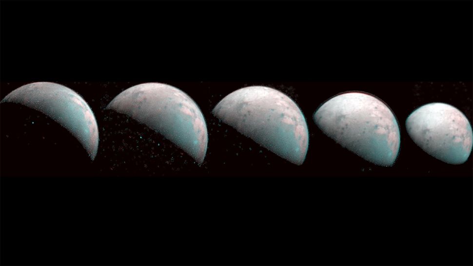 NASA Jupiter probe images huge moon Ganymede like never before (photos)