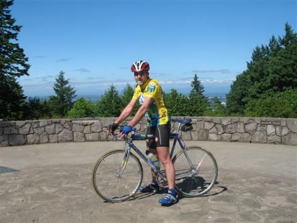 Hoyer says he rides 8500 miles a year.