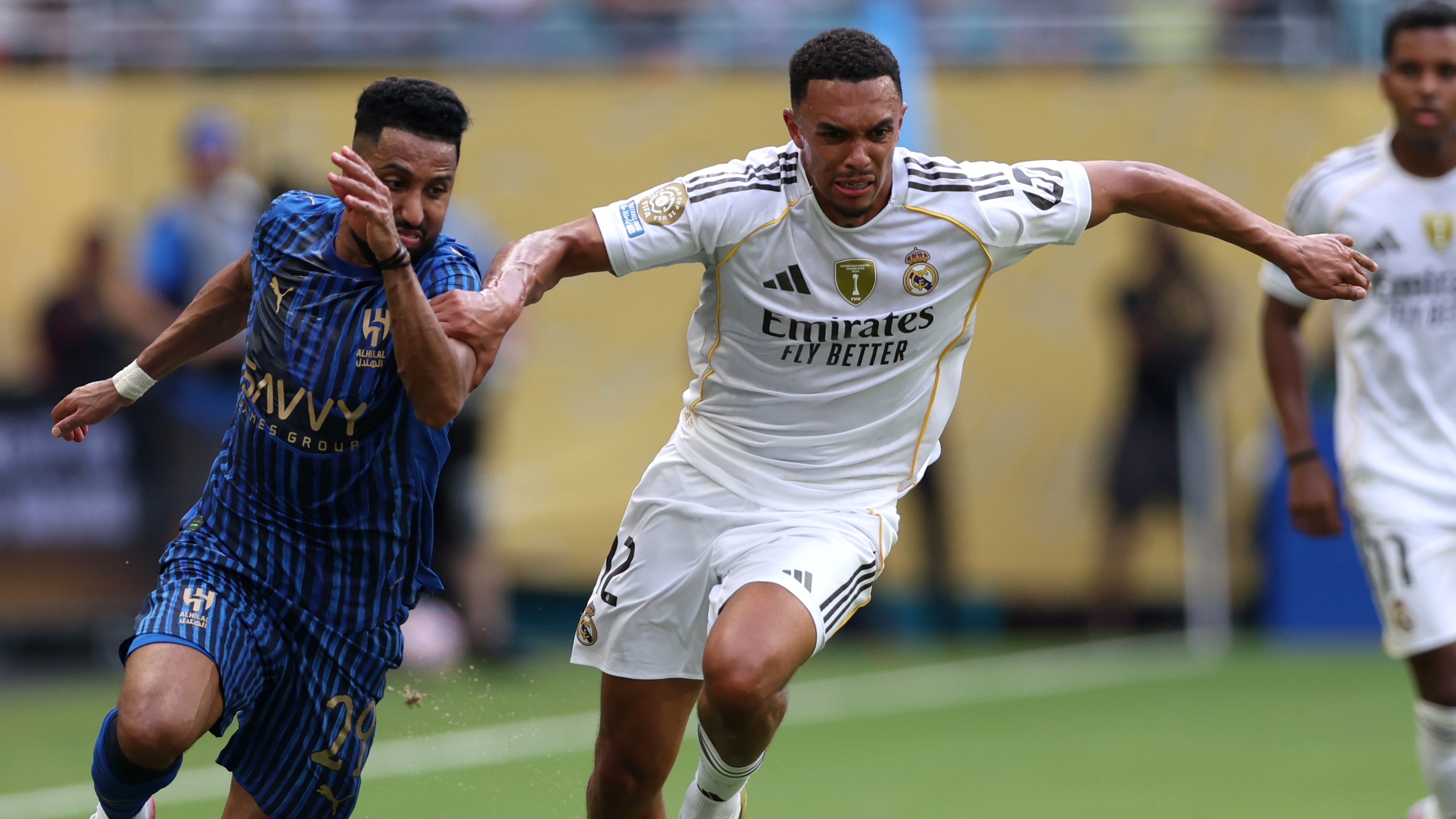 Trent Alexander-Arnold in his debut for Real Madrid at the Club World Cup against Al-Hilal