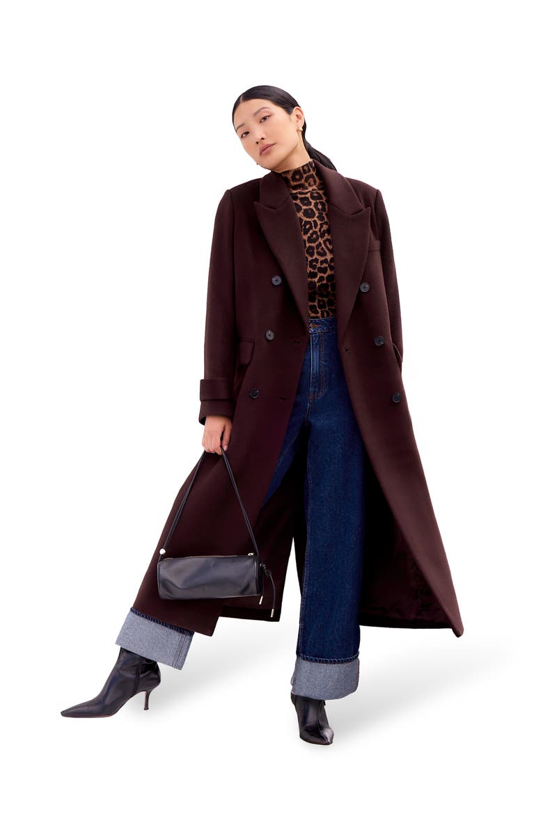 Wool Blend Oversized Coat