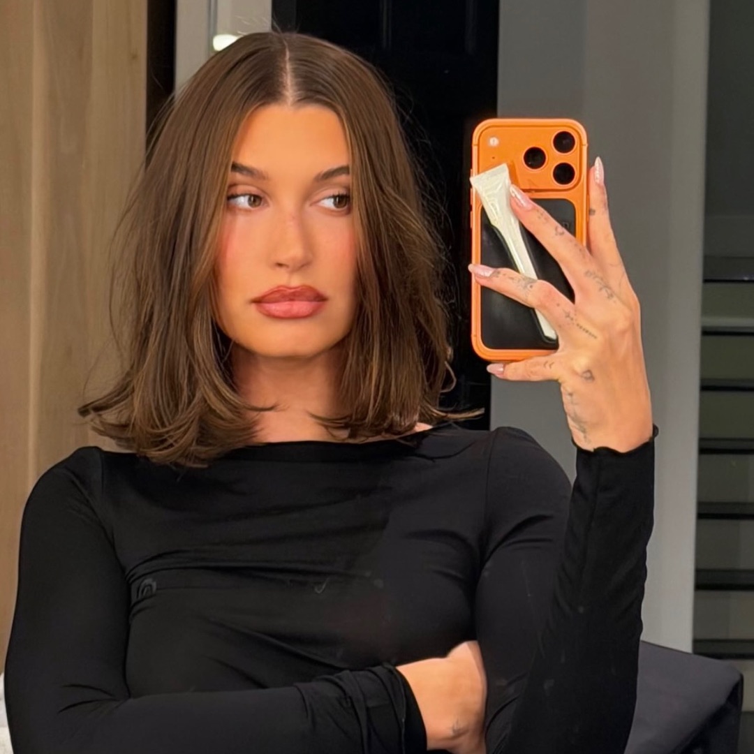 Hailey Bieber lazy bob hair trend