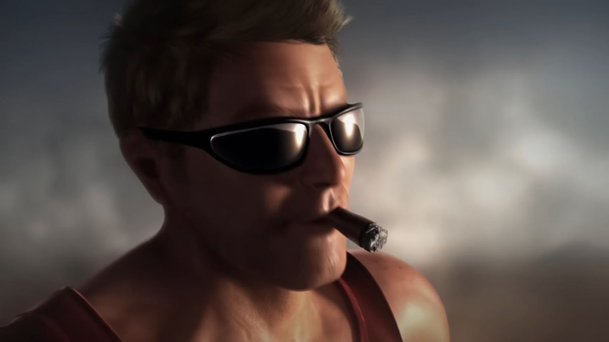 Watch a trailer of the canceled Duke Nukem prequel for Gearbox