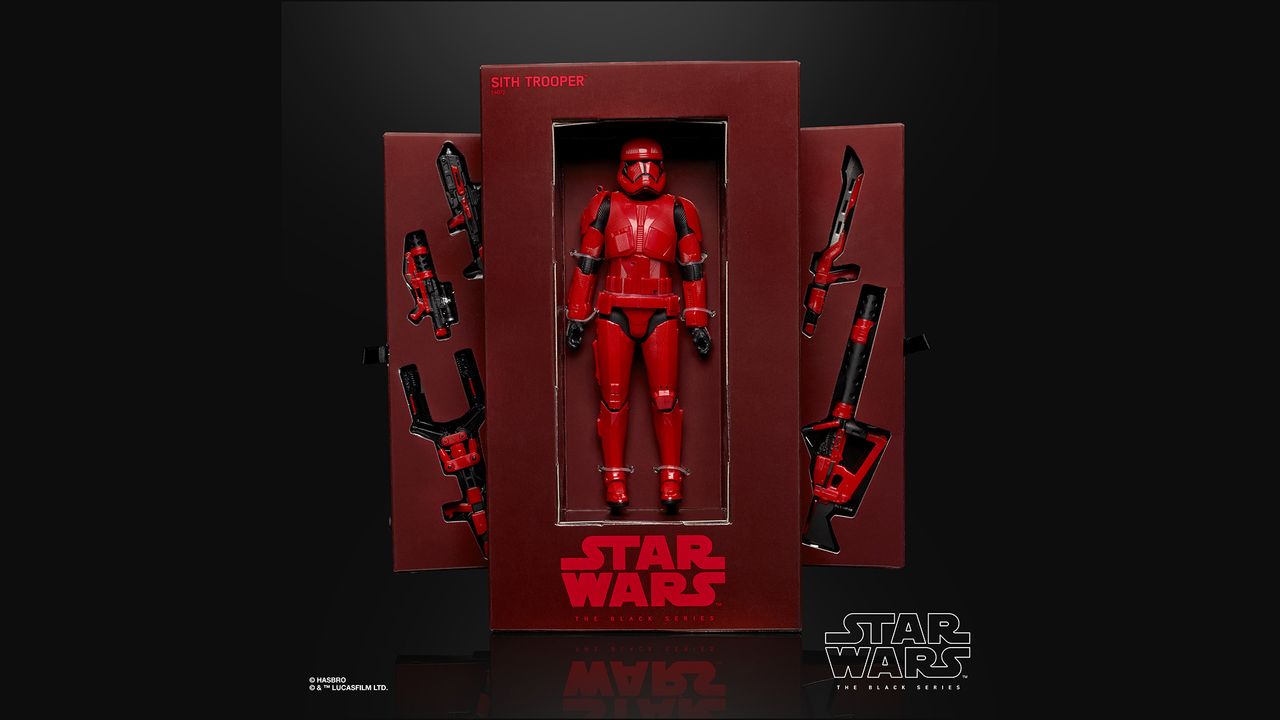 Hasbro's Star Wars Sith Trooper for "Rise of Skywalker."