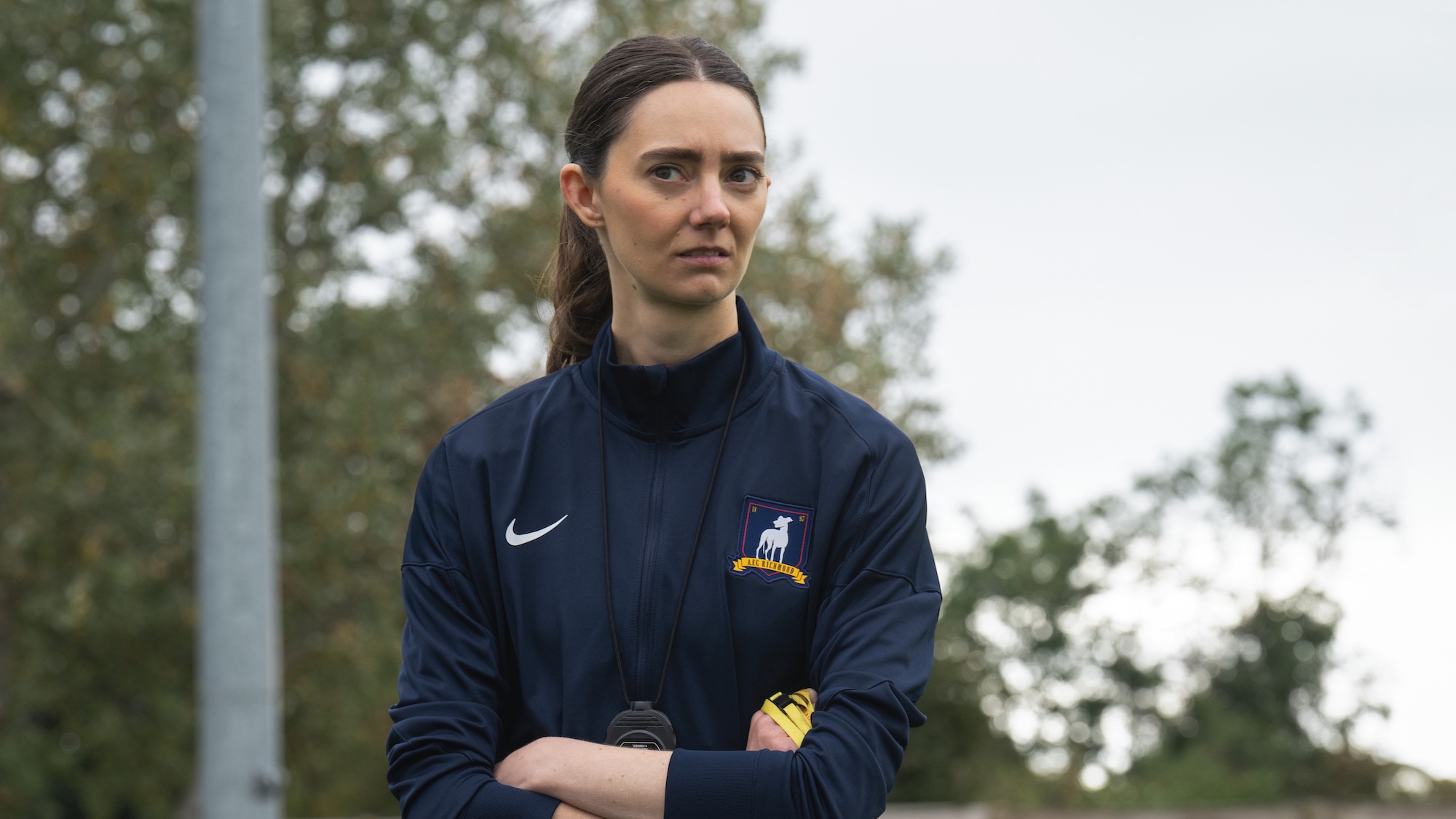 Alice Chilton looking annoyed in Ted Lasso.