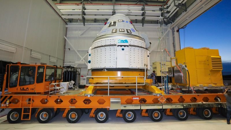 Boeing’s Starliner spacecraft returned to the factory Aug. 19, 2021 to fix some stuck valves ahead of its OFT-2 test flight for NASA later this year.