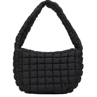 Gkidrpos Quilted Nylon Puffer Shoulder Bag