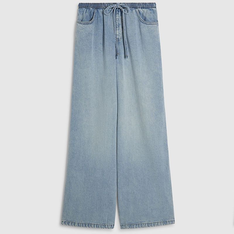 River Island, elasticated waist drawstring waist jeans