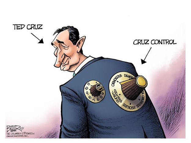 Political cartoon Ted Cruz