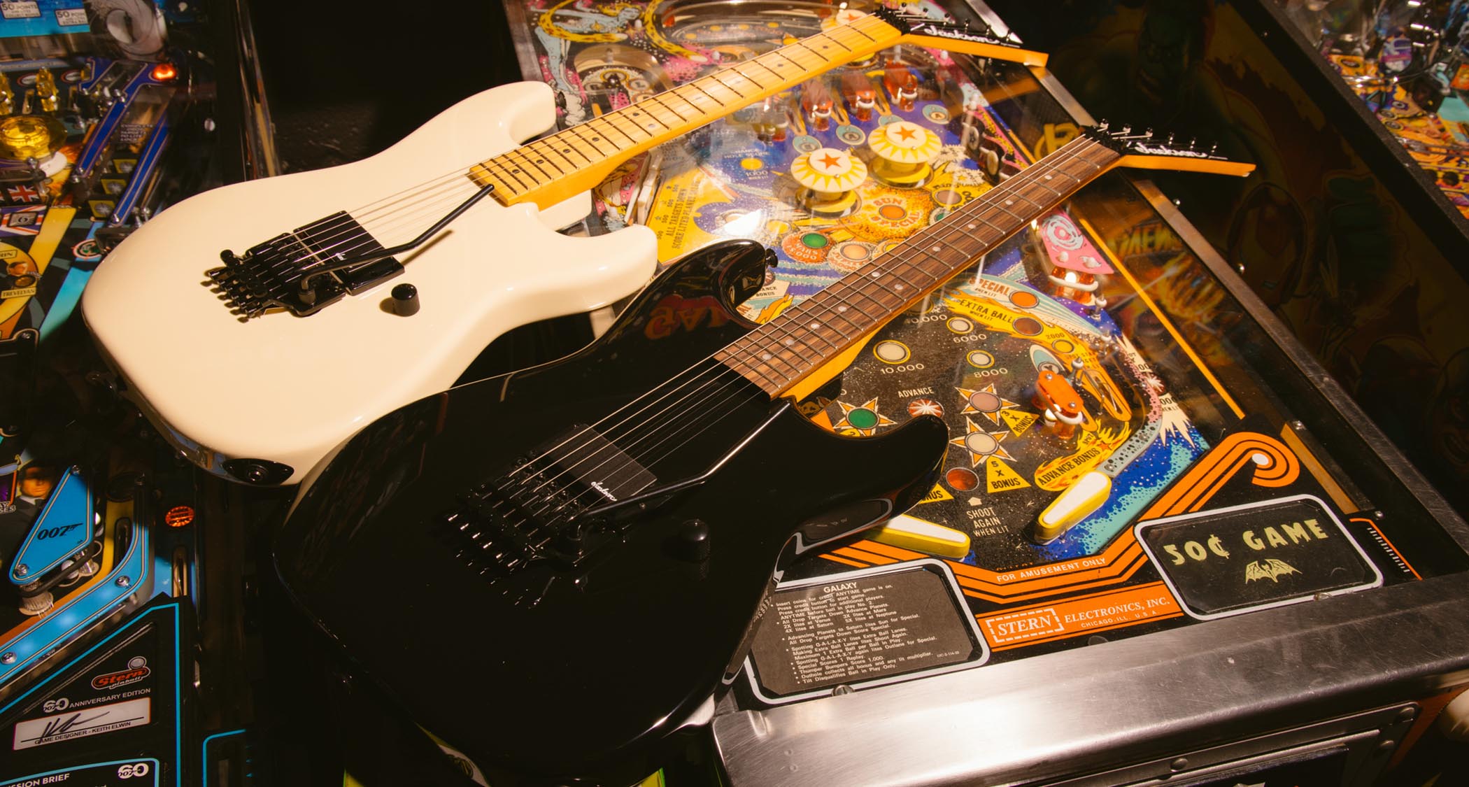 Jackson Pro Origins 1985 San Dimas: these retro S-styles take the high-performance electric guitar brand back to the &#039;80s, offering single and dual-humbucker platforms for shred with the choice of rosewood or maple fingerboards &amp;ndash; and what about that &amp;quot;Two-Face&amp;quot; black-and-white finish?