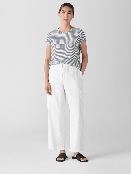 Organic Linen Cargo Pant