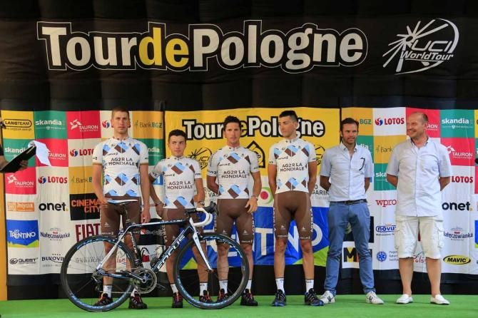 Domenico Pozzovivo leads the Ag2r-La Mondiale team