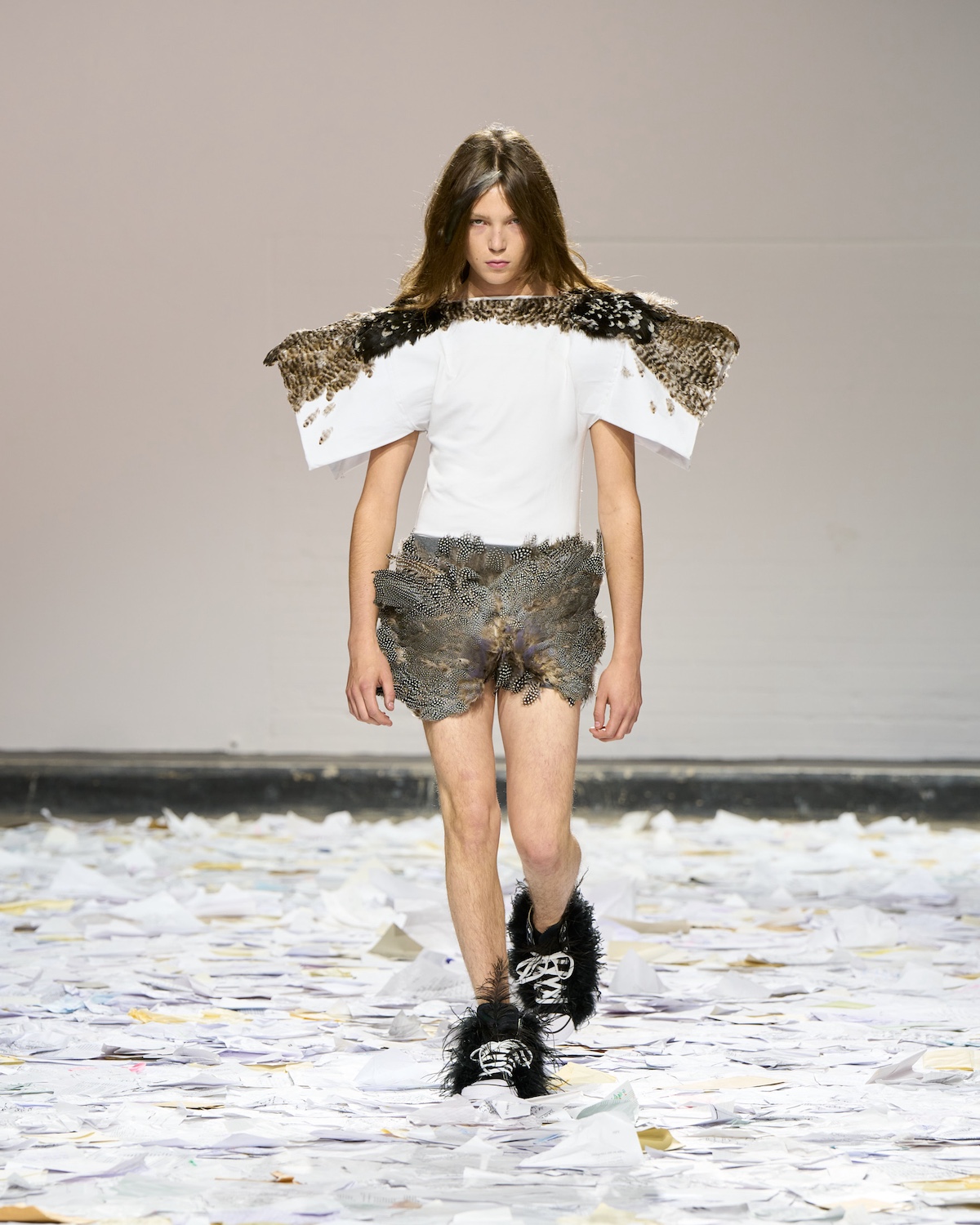 Oscar Ouyang SS26 collection London Fashion Week