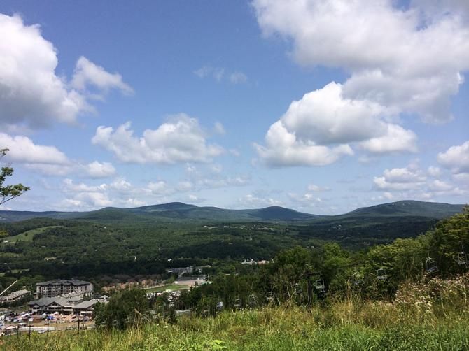 There are plenty of beautiful views along the cross country and downhill courses - not that the racers will have time to enjoy them.
