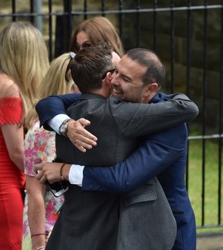 Paddy McGuinness attending the wedding of Declan Donnelly and Ali Astall in Newcastle.
