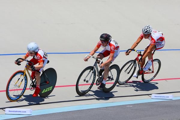 Team Sprint Finals, L to R - (I don't have their names, their bib numbers don't match my list)