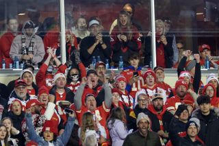 Taylor Swift reacts during the game between the Buffalo Bills and the Kansas City Chiefs at GEHA Field at Arrowhead Stadium on December 10, 2023 in Kansas City, Missouri.