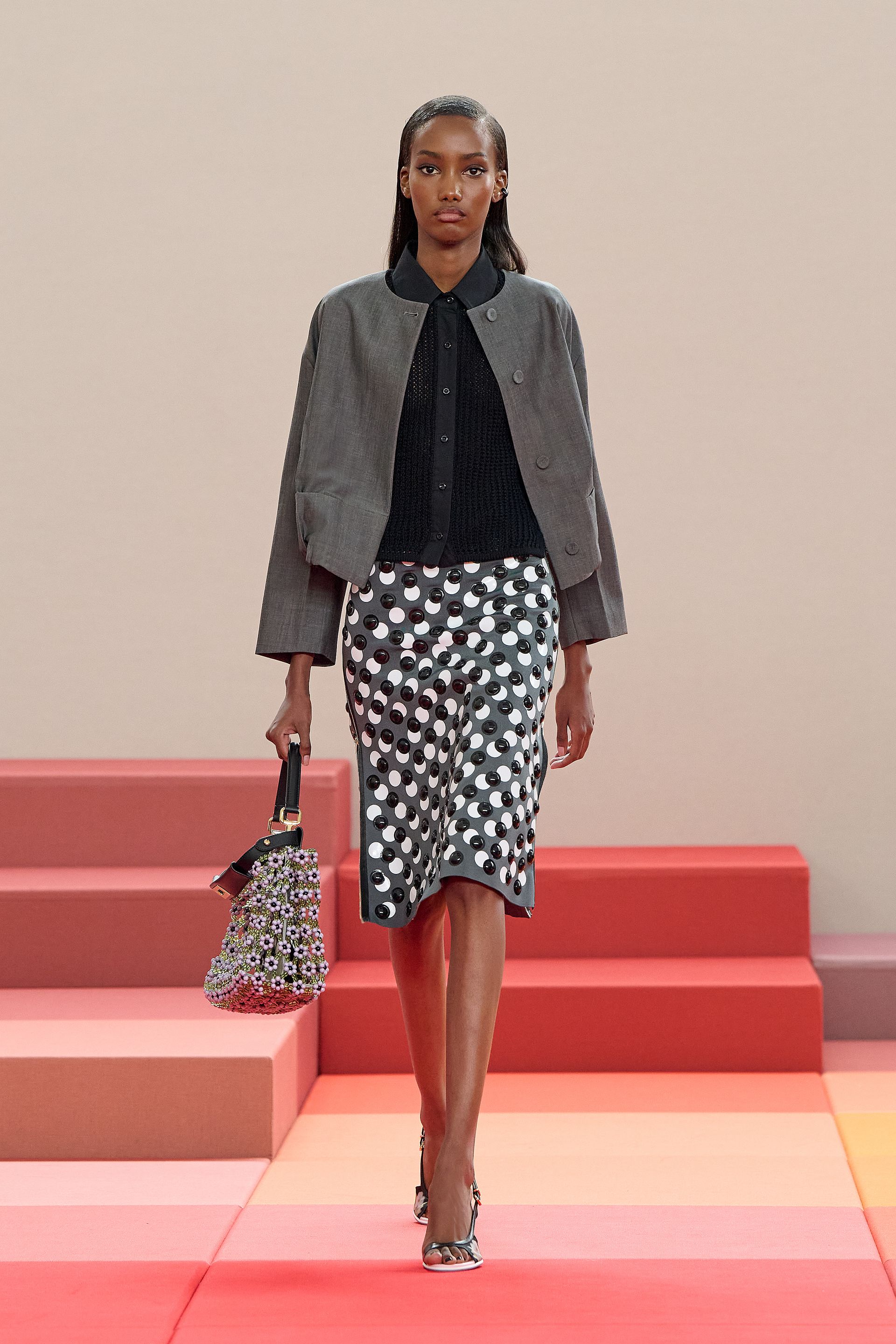 Model on the Fendi spring/summer 2026 runway.