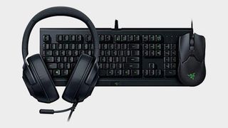 Razer headset, keyboard, and mouse