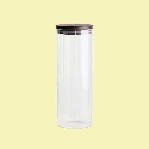 Lidded Glass Jar - Transparent