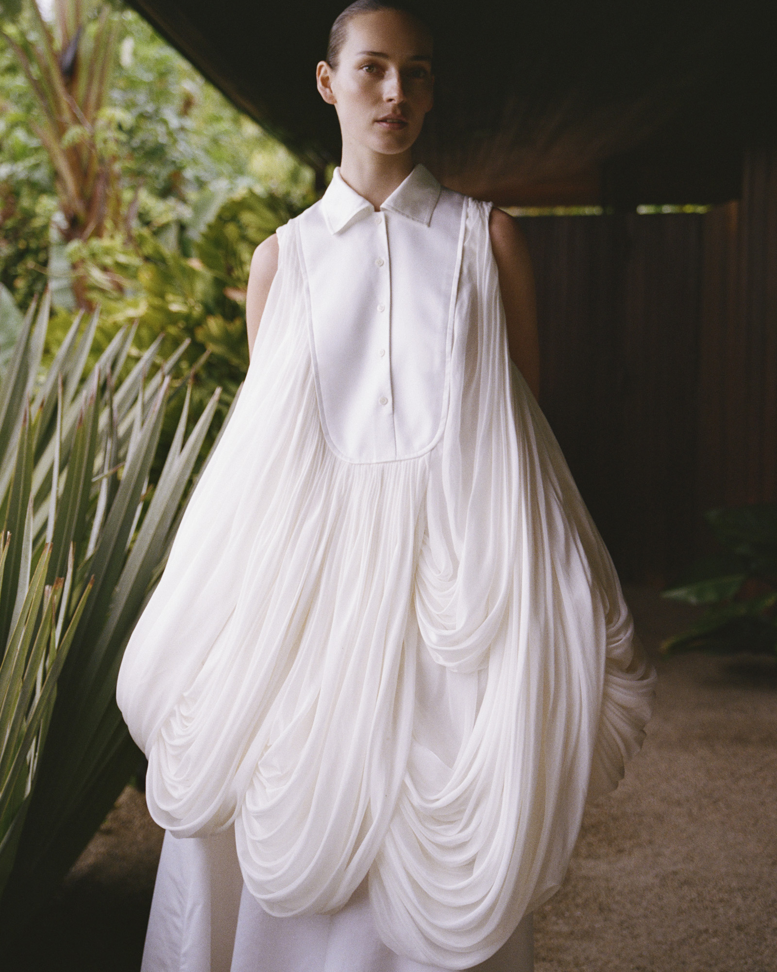 Pre-Fall 2026 Fashion Photographed in John Lautner House Los Angeles