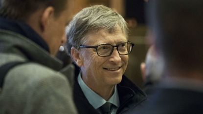 Bill Gates at Trump Tower in December 2016