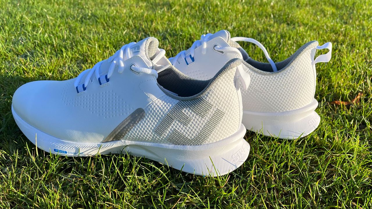 FJ Fuel logo on heel