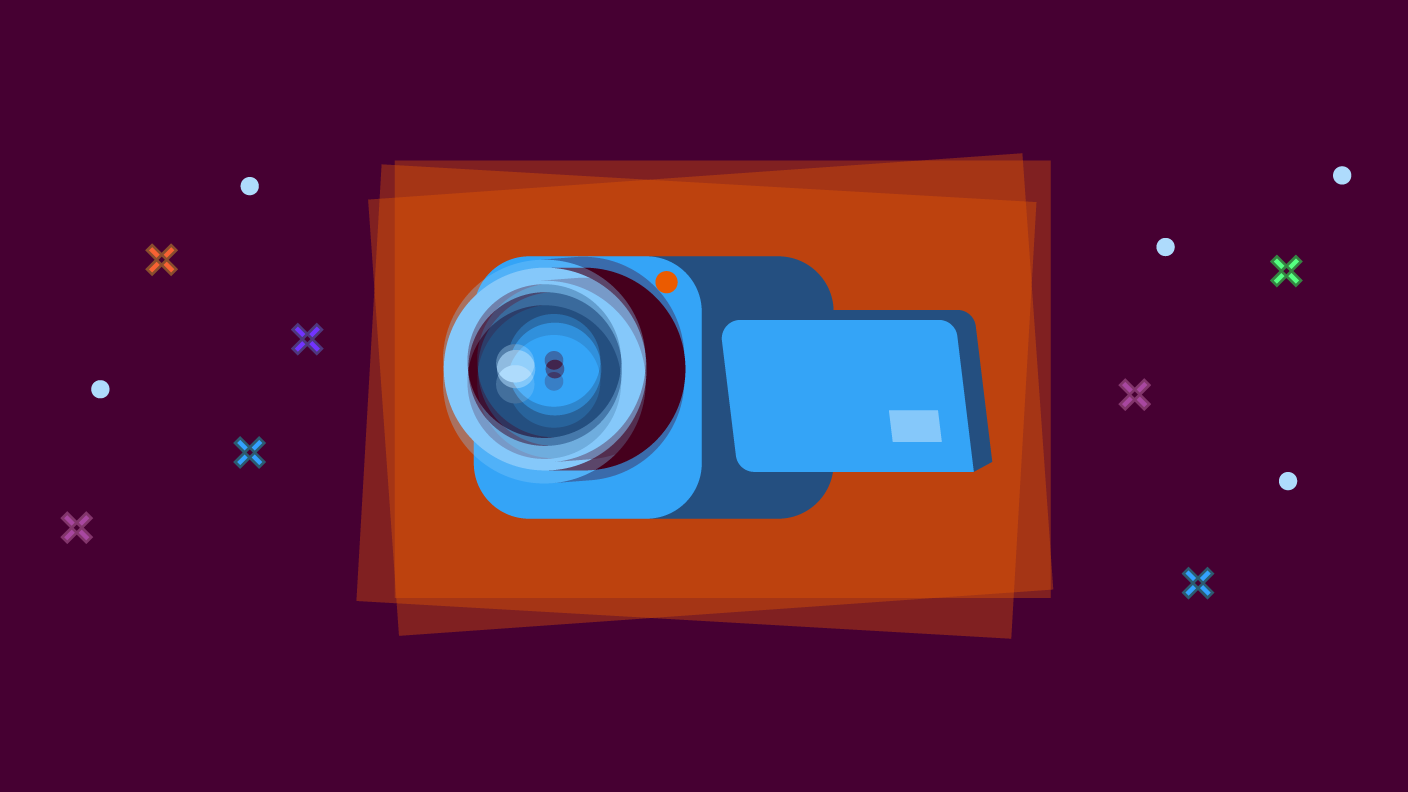 After Effects tutorials: camera illustration