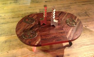 Small wooden table