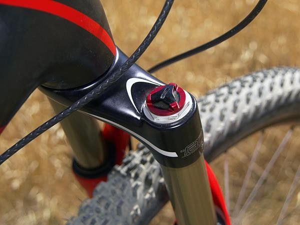 Specialized's 'Buddy System' houses both spring and damper units in one leg to cut down on redundant internal bits.