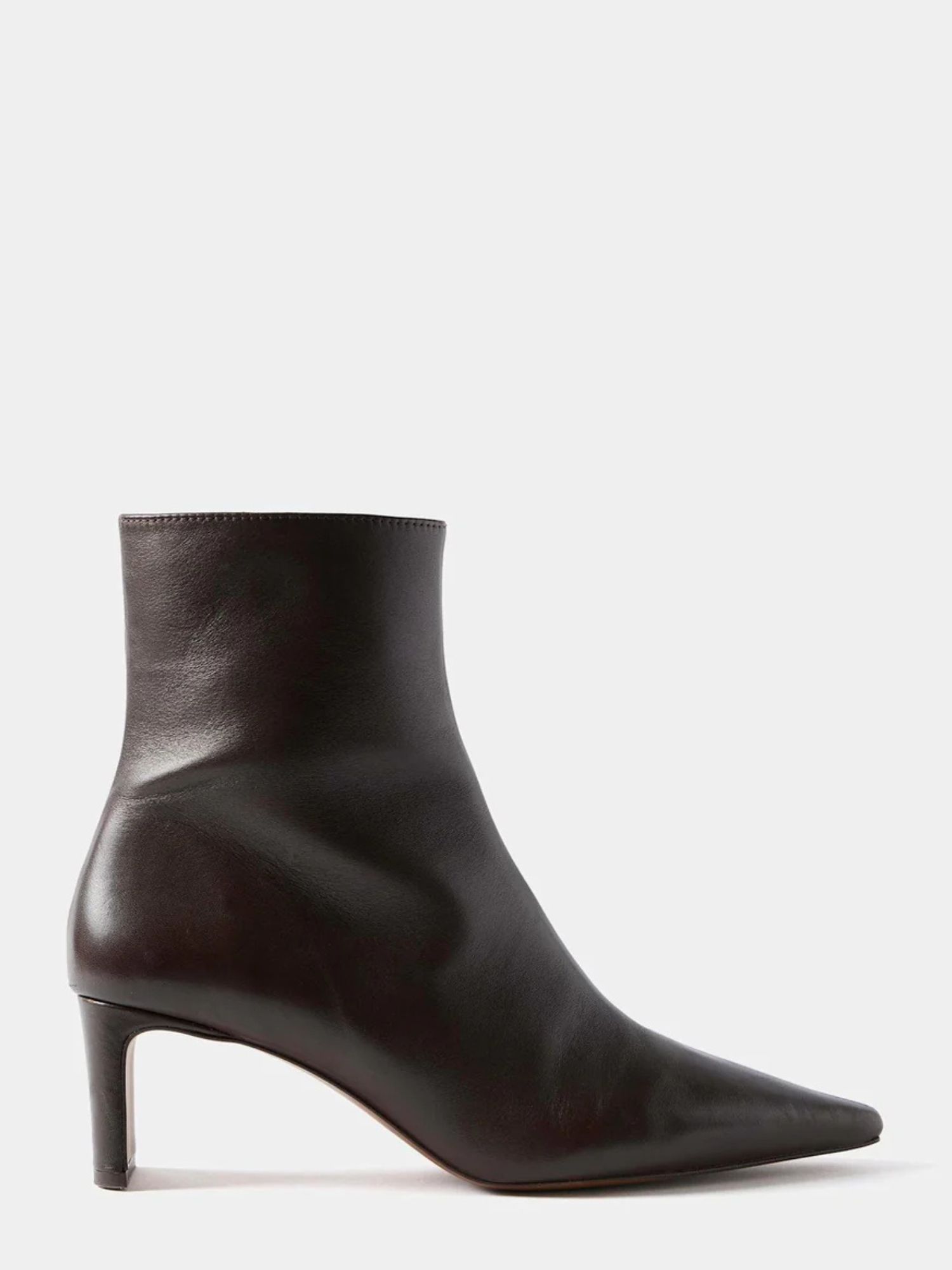 Mint Velvet Macy Brown Heeled Ankle Boots