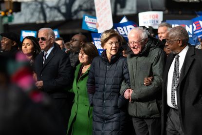 Democratic presidential candidates on MLK Day
