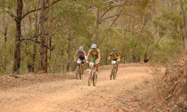 Kai Hundertmark fights his way up the climb
