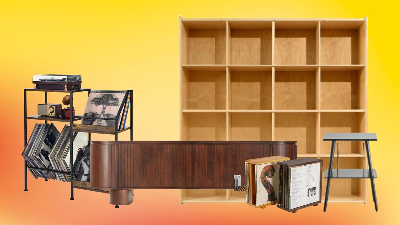 Best stylish vinyl record storage, according to a style editor.