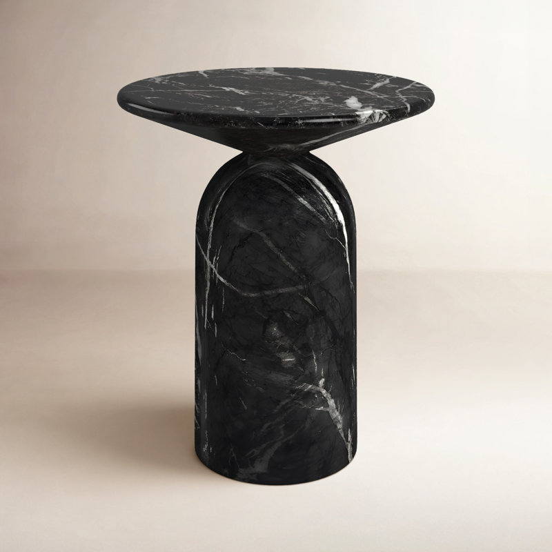 Allmodern Dalissa Resin End Table With Marble Finish &amp;amp; Reviews | Wayfair