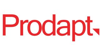 The Prodapt logo in red on a white background