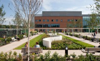 Royal Stoke Hospital garden designed by Colour