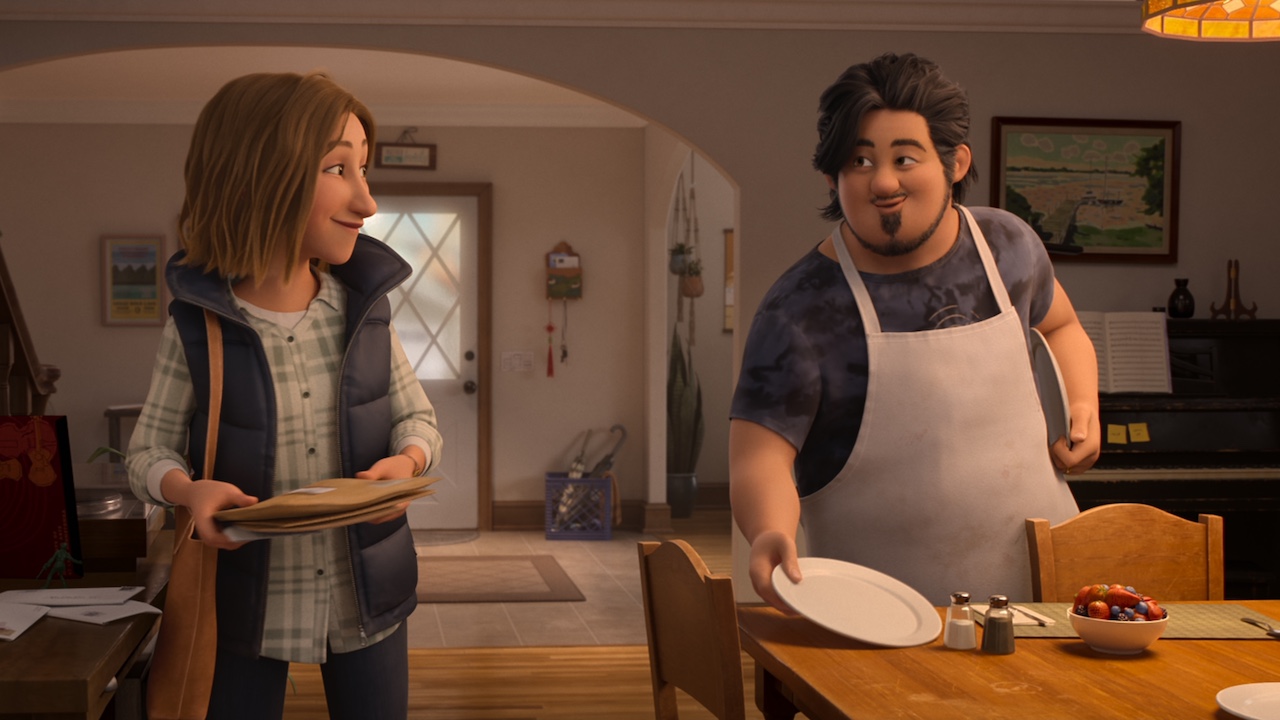 Mom and Dad looking at each other in In Your Dreams