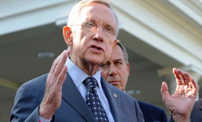 Senate Majority Leader Harry Reid (D-Nev.) and House Speaker John Boehner (R-Ohio) in November 2012.