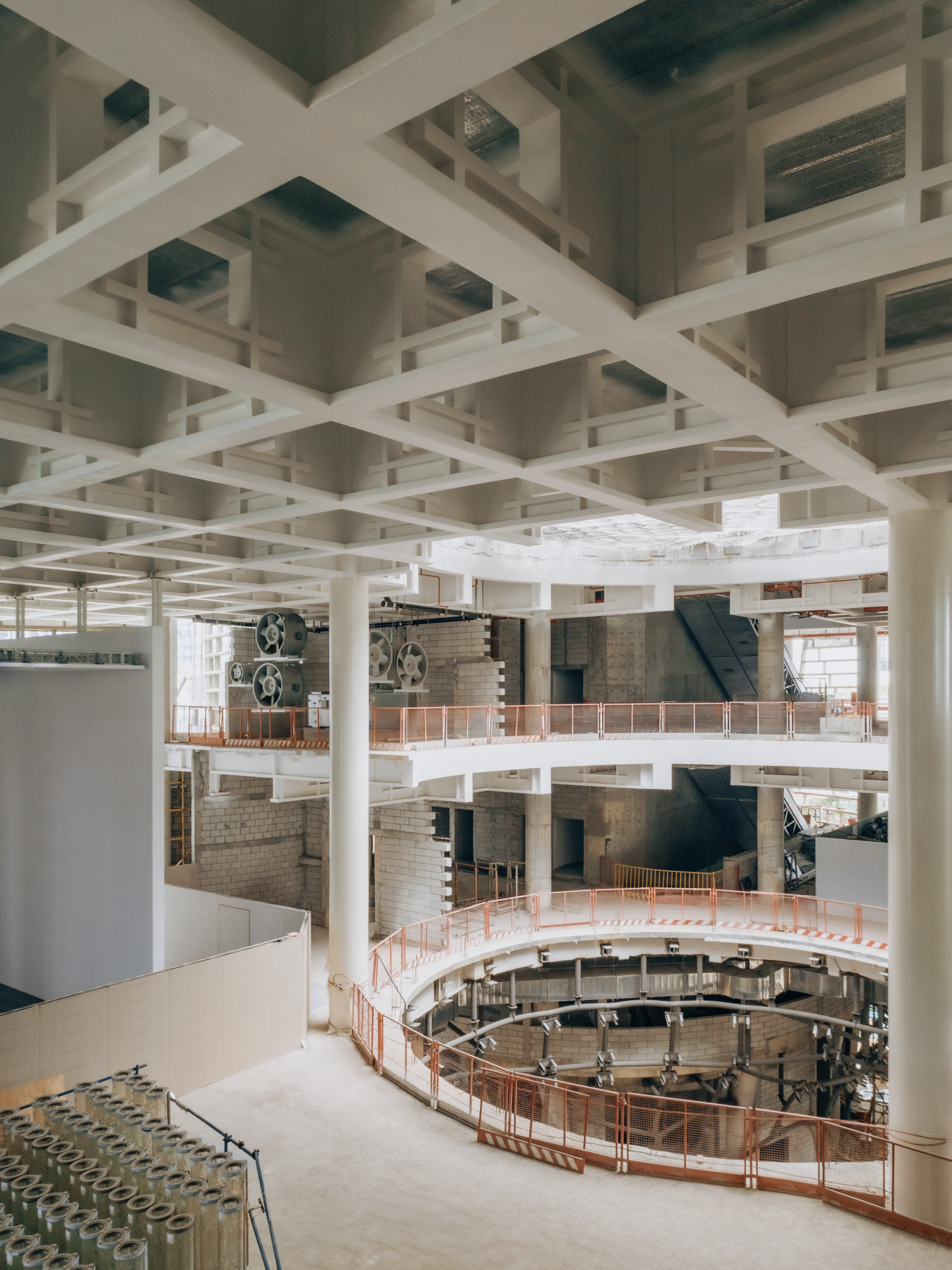 R&amp;oacute;ng Museum of Art by Ole Scheeren construction site shot