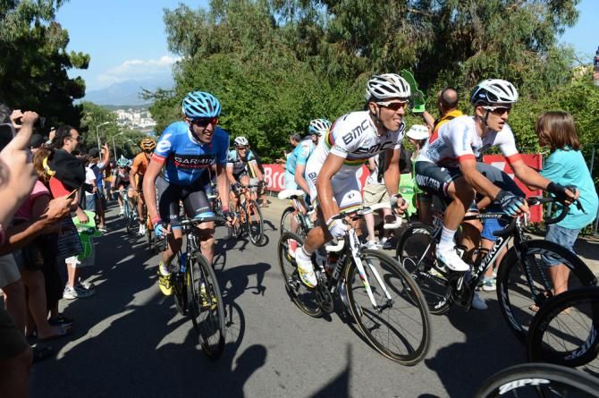 Daniel Martin (Garmin Sharp) on the final climb