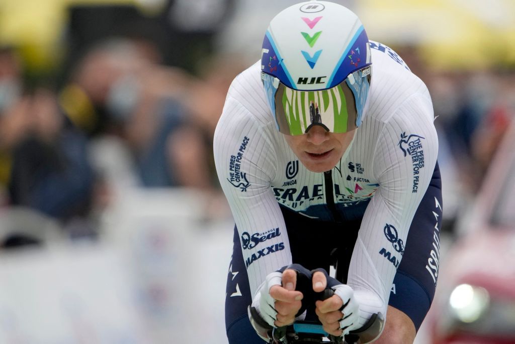 Chris Froome during the stage 5 time trial at the Tour de France