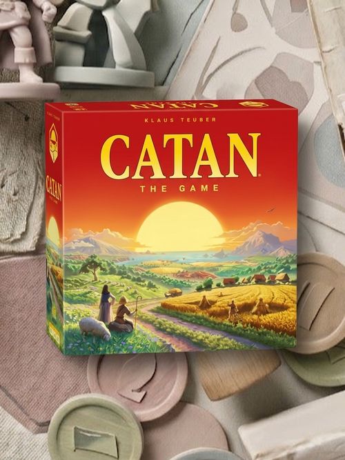 Catan Board Game (6th Edition) Trade, Build & Settle in the Classic Strategy Game for Family, Kids & Adults, Ages 10+, 3-4 Players, 60-90 Min Playtime