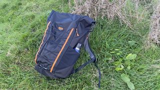 Vango Hex Rolltop 25L backpack on grass