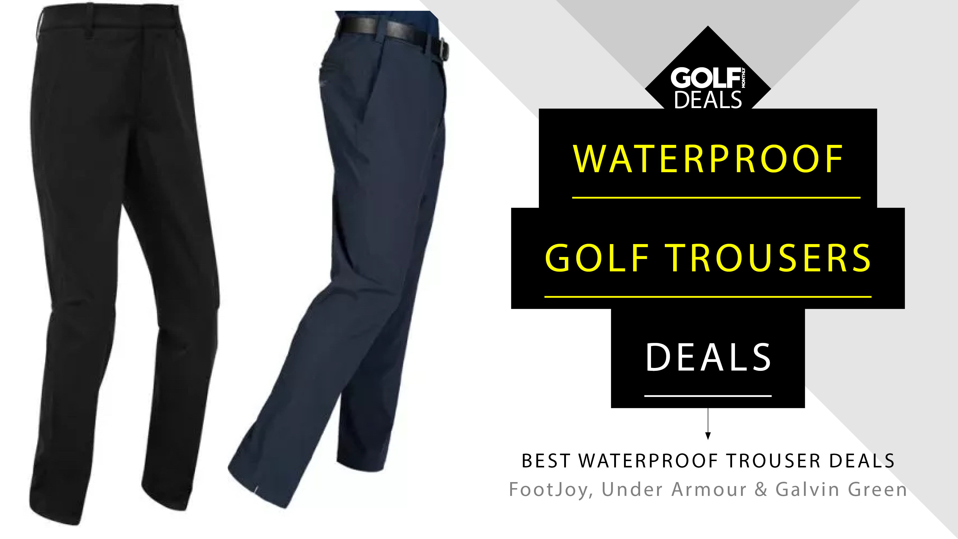 Fjern | Mens Vanntett Waterproof Trousers (Black)