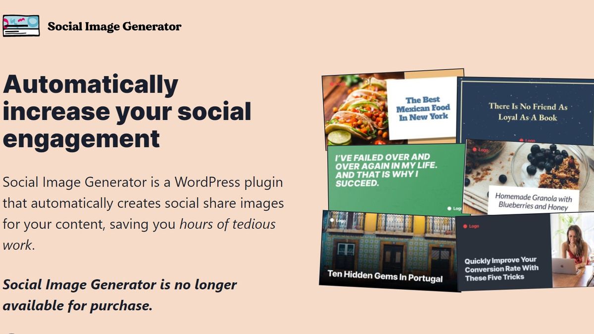Automattic buys Social Image Generator plugin for WordPress revamp