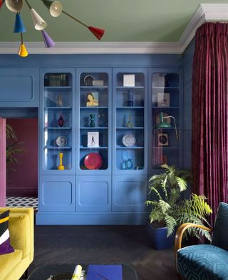 a colorful living room design
