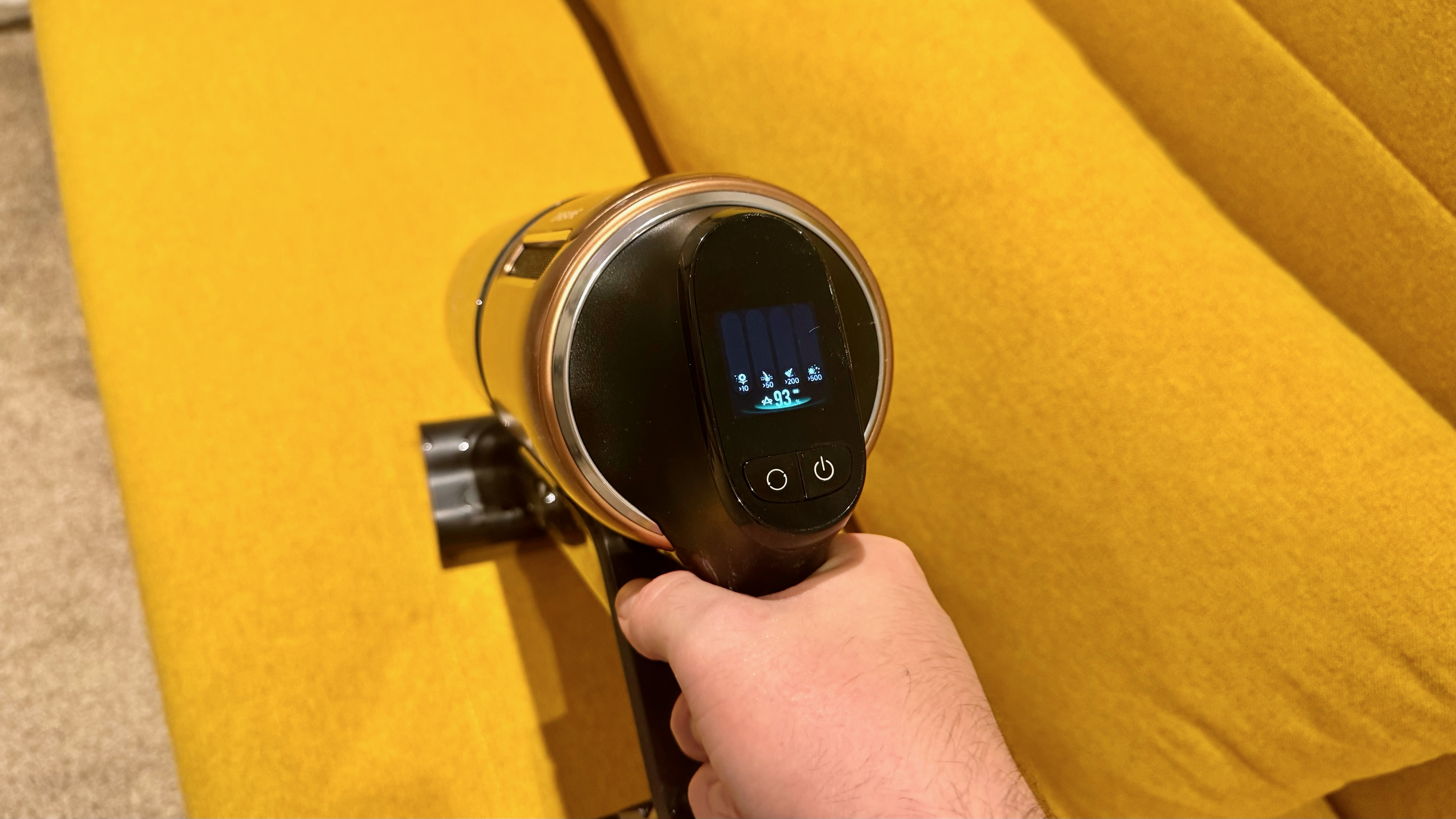 Dreame Z20 vacuum cleaner LCD display