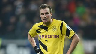 Kevin Grosskreutz in action for Borussia Dortmund.