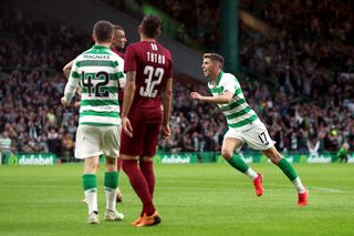 Celtic took on Sarajevo in early July last year