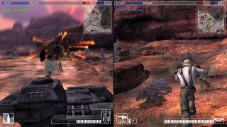 Warhawk has split-screen for local games or take it online with a friend.